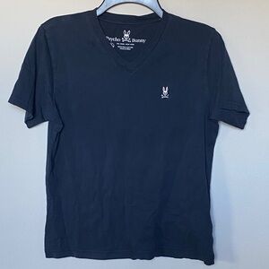 Psycho Bunny Navy V-Neck T-Shirt